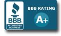 BBB accredited business.
