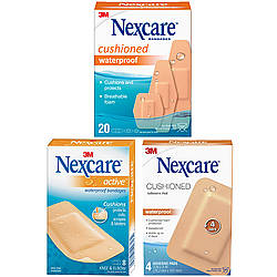 3M CB Nexcare Cushioned Waterproof Bandages & Pads