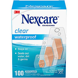 Nexcare Clear Waterproof Bandages