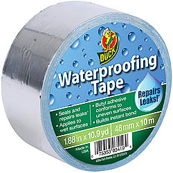 Duck Brand Waterproofing Tape [Butyl Adhesive / Foil Backing]