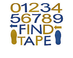 FindTape Marking Letters, Numbers & Shapes