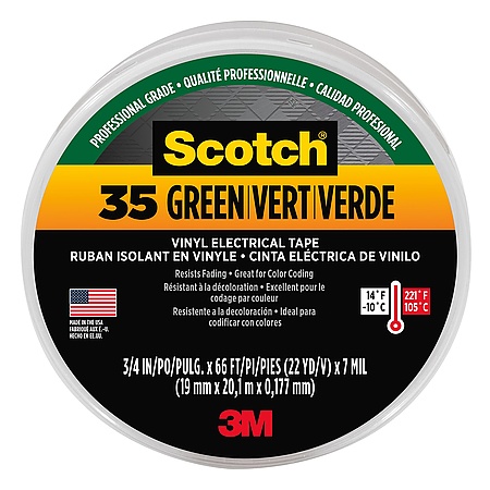Scotch Color Coding Vinyl Electrical Tape (35)