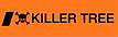 Neon Orange with Black Skull & Crossbones Icon And 'KILLER TREE' printing