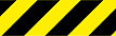 Yellow Printed Black Safety Stripes