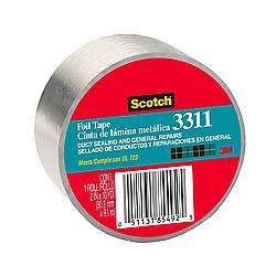 3M 3311 Scotch Aluminum Foil Tape [Linered]