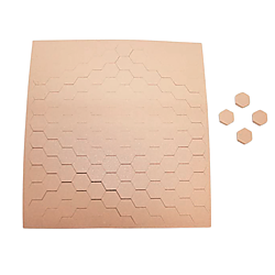 3M Bumpon Self-Adhesive Protectors [Hexagon]