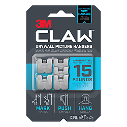 3M CLAW Drywall Picture Hangers [15 lbs.]