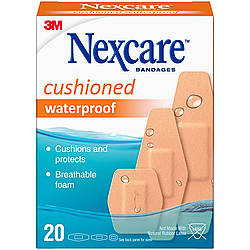 Nexcare Cushioned Waterproof Bandages & Pads