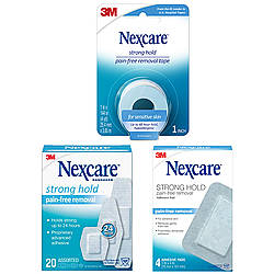 3M Strong Hold Nexcare Pain-Free Removal Tape, Bandages & Pads