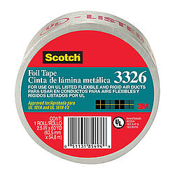 3M 3326-A Scotch Foil Tape [UL 181 A & B listed / Linered]