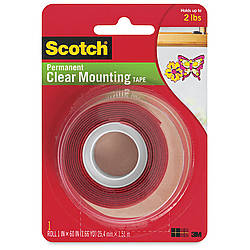 3m Scotch 4010 Permanent Clear Mounting Tape Findtape Com