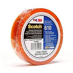3M 610 Scotch Light Duty Heat Resistant Cellulose Packaging Tape