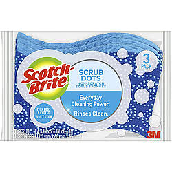 Scotch-Brite Stay Fresh Non-Scratch Scrub Dots Sponge