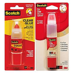 3M CG2W Scotch Clear Glue in 2-Way Applicator [Photo Safe]