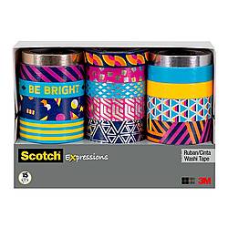 3M Expressions Pack Scotch Washi Crafting Tape