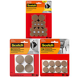 BROWN Details about   SCOTCH Non-Slip Round Gripping Pads Value Pack 36pk 