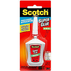 3M Super Glue Scotch Instant Adhesive Liquid Glue