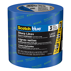 ScotchBlue Sharp Lines 2093 Multi-Surface Painter's Tape 3-Pack [CLOSEOUT SALE]