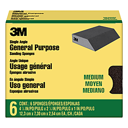 3M Single Angle General Purpose Sanding Sponge [Medium]