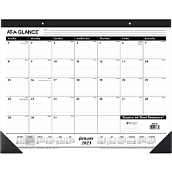 At-A-Glance 2024 Monthly Desk Pad Calendar