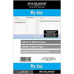 At-A-Glance Daily Planner Refills [Undated]