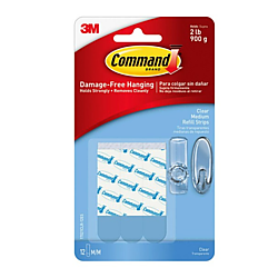 Command Medium Clear Refill Strips [Removable]