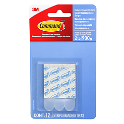 Command Medium Clear Refill Strips [Removable]