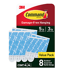 Command Outdoor Refill Strips Variety Pack [Removable]