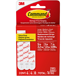 Command Refill Strips Variety Pack [Removable]