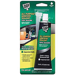 DAP All Purpose 100% Silicone Adhesive Sealant