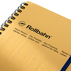 Delfonics Rollbahn Spiral Metallic Notebooks