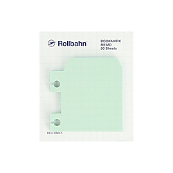 Delfonics Rollbahn Spiral Notebook Bookmark Memo