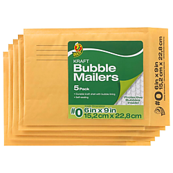 Duck Brand Kraft Bubble Mailers