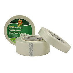 1in x 60yd 3x IPG Intertape Utility Grade Filament Strapping Tape RG300 Clear 