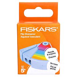 Fiskars Designer Flip Pencil Sharpener