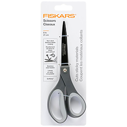 Fiskars Everyday Non-Stick Titanium Scissors [SoftGrip]