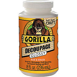 Gorilla Decoupage Glossy Glue & Sealer [Discontinued]
