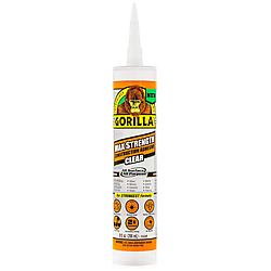 Gorilla Max Strength Clear Construction Adhesive