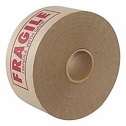 Intertape Fragile Printed Reinforced Water-Activated Tape (260) [Discontinued]