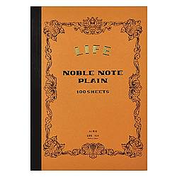 Life Noble Note Plain Stitched Notebooks [Bound On Side]