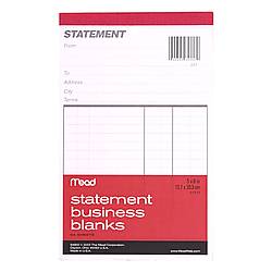 Mead Statement Business Blanks