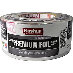 Nashua 324A Cold Weather Premium Foil Tape [UL 181 A & B listed / Linered]