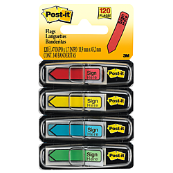 Post-it "SIGN HERE" Sticky Flags [Multi-Pack]