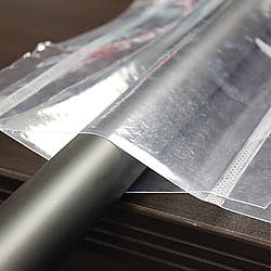 Presco Safeguard Drapes 12 mil Perforated Clear Plastic Drapery Panels