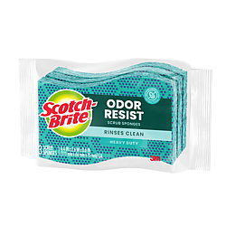 Scotch-Brite Odor Resist Heavy Duty Scrub Sponges