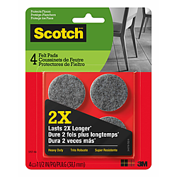 Scotch Heavy Duty Felt Pads