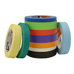 Shurtape CP-631 Colored Masking Tape Red 1//2 in x 60 yds.