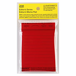 Stalogy Editor's Series Ruled Adhesive Memo Pad