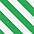 Green with White stripes