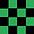 Green and Black Checkerboard